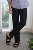 Navy Blue Regular Fit Mid Rise Cotton Chinos Pant
