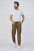 Men's Cotton Cargo Jogger Pants Olive Green