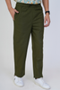 Olive Men's Loose Fit Cotton Pant