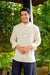 Ecru Airy Linen Short Kurtas for Men
