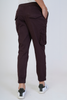 Men's Cotton Cargo Jogger Pants Brown
