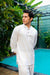 White Airy Linen Short Kurtas for Men