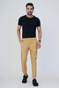 Men's Cotton Cargo Jogger Pants Khaki