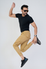 Men's Cotton Cargo Jogger Pants Khaki
