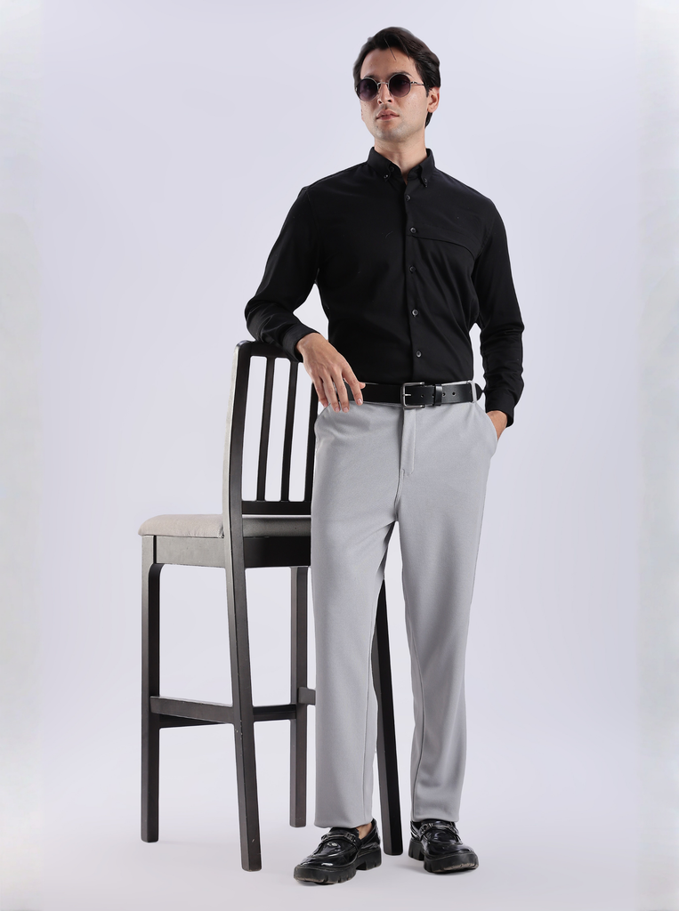 Light Grey Everyday Stretch Pant for Men
