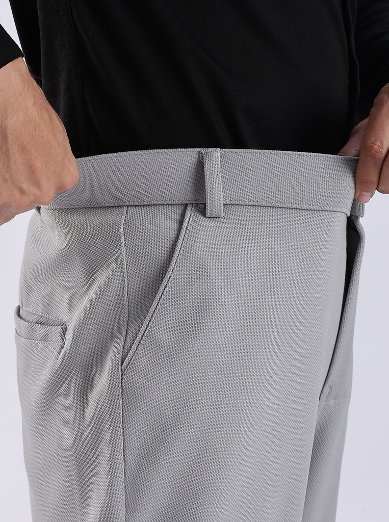 Light Grey Everyday Stretch Pant for Men