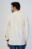 Ecru Airy Linen Short Kurtas for Men