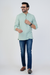 Mint Green Airy Linen Short Kurtas for Men