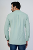 Mint Green Airy Linen Short Kurtas for Men