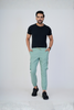 Men's Cotton Cargo Jogger Pants Mint Green