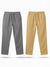 Grey and Khaki Loose Fit Cotton Pants Combo