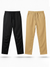 Black and Khaki Loose Fit Cotton Pants Combo