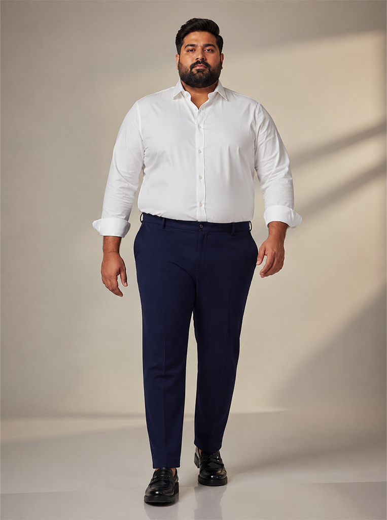 Navy Blue Everyday Stretch Pant for Men