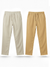 Beige and Khaki Loose Fit Cotton Pants Combo