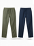 Olive and Navy Blue Loose Fit Cotton Pants Combo