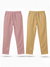 Rose Taupe and Khaki Loose Fit Cotton Pants Combo