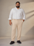 Cream Everyday Stretch Pant for Men
