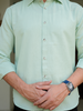Mint Green Airy Linen Shirts for Men