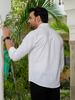 White Airy Linen Shirts for Men