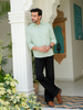 Mint Green Airy Linen Shirts for Men