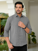 Grey Airy Linen Shirts for Men