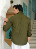 Olive Airy Linen Shirts for Men