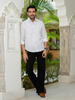 White Airy Linen Shirts for Men