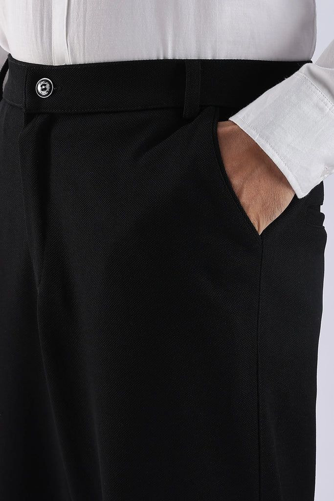 Black Everyday Stretch Pant for Men