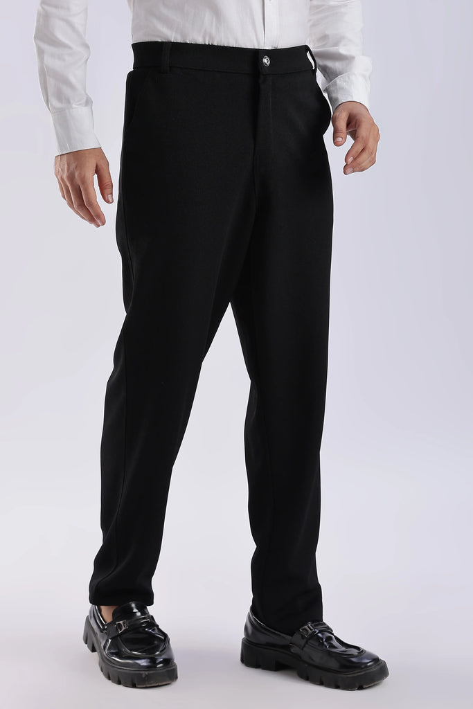 Black Everyday Stretch Pant for Men