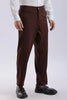 Dark Coffee Peanut Stretchable Trouser for Men