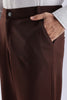 Dark Coffee Peanut Stretchable Trouser for Men