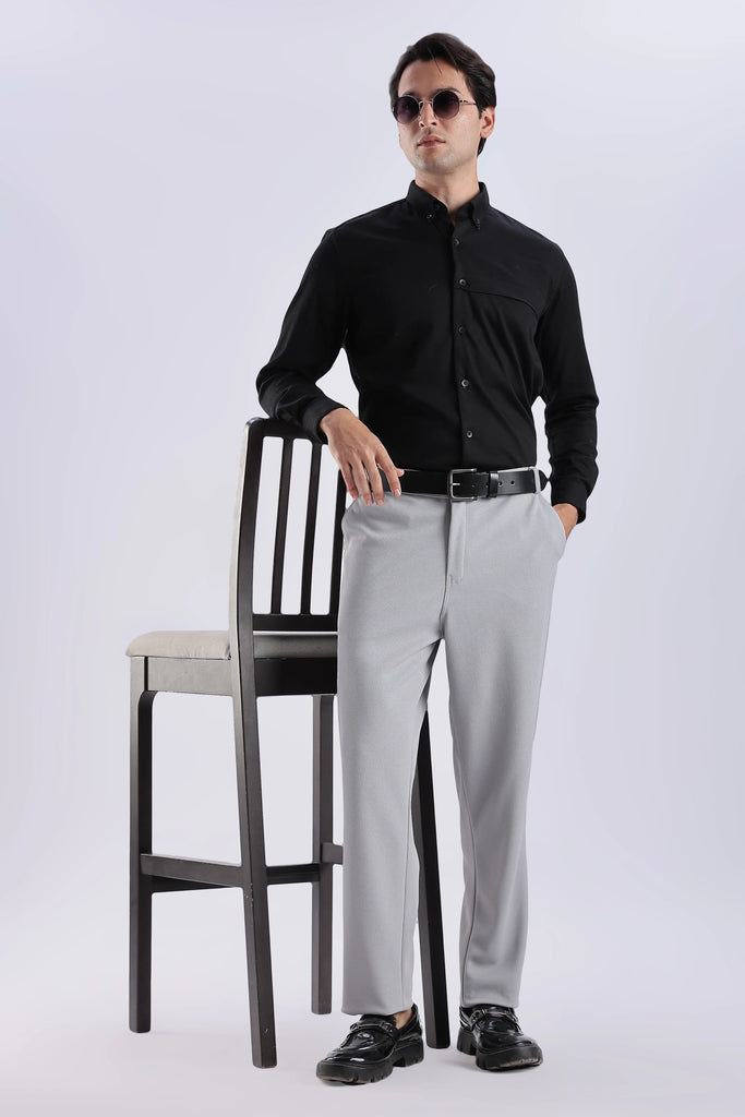Light Grey Everyday Stretch Pant for Men