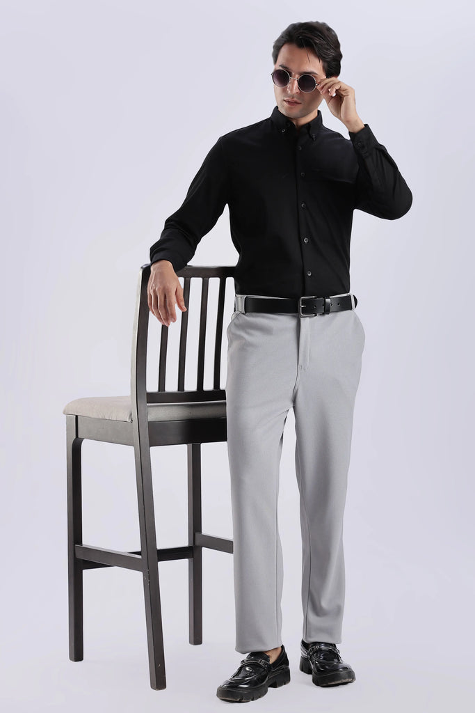 Light Grey Everyday Stretch Pant for Men