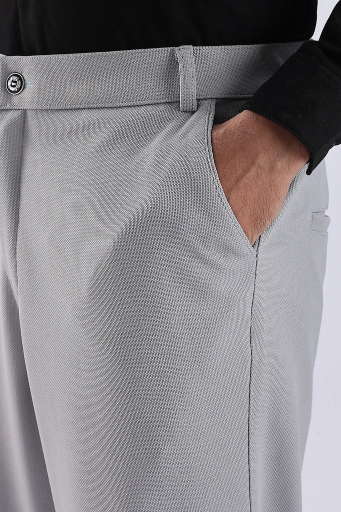 Light Grey Everyday Stretch Pant for Men
