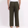 Olive Men's Loose Fit Cotton Pant