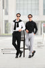 Black And Light Grey Everyday Stretch Pant Combo