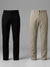 Black and Stone Chinos Pants Combo