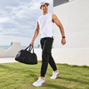 Men's Cotton Cargo Jogger Pants Black