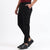 Men's Cotton Cargo Jogger Pants Black