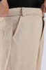 Cream Peanut Stretchable Trouser for Men