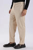 Cream Peanut Stretchable Trouser for Men