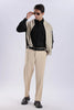 Cream Peanut Stretchable Trouser for Men