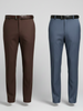 Dark Grey And Dark Coffee Everyday Stretch Pant Combo