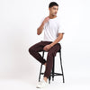 Men's Cotton Cargo Jogger Pants Brown