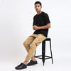 Men's Cotton Cargo Jogger Pants Khaki