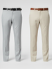 Light Grey And Cream Everyday Stretch Pant Combo
