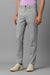 Light Grey Regular Fit Mid Rise Cotton Chinos Pant